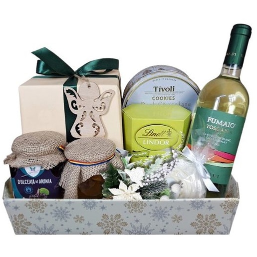Cos cadou LUXURY BASKETS Craciun Elegant Banfi Toscana 8CEBT Cos cadou LUXURY BASKETS Craciun Elegant Banfi Toscana 8CEBT