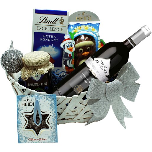 Cos cadou LUXURY BASKETS Little Blue Star 6LBS Cos cadou LUXURY BASKETS Little Blue Star 6LBS
