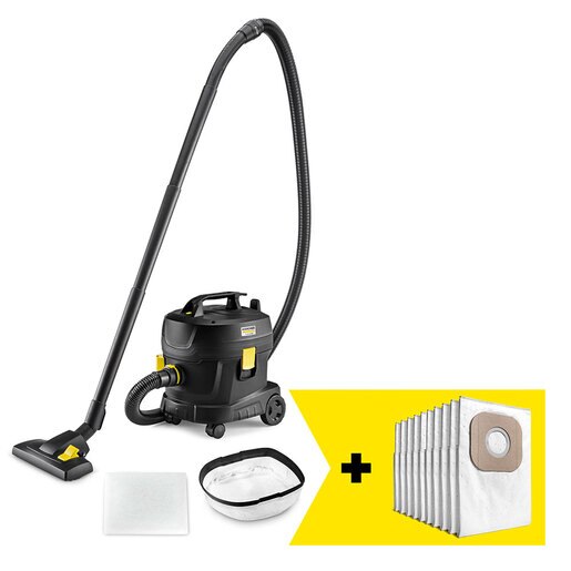 Aspirator cu sac KARCHER T 11/1 Classic 1.527-222.0, 11l, 850W, 71dB, negru Aspirator cu sac KARCHER T 11/1 Classic 1.527-222.0, 11l, 850W, 71dB, negru