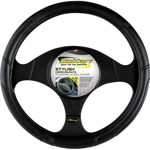 Husa volan auto BOTTARI 16754BT, negru Husa volan auto BOTTARI 16754BT, negru