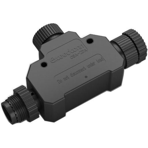 Conector T pentru LowVolt PHILIPS Hue, IP67, 8.5 x 1.9 x 4.7 cm, negru Conector T pentru LowVolt PHILIPS Hue, IP67, 8.5 x 1.9 x 4.7 cm, negru