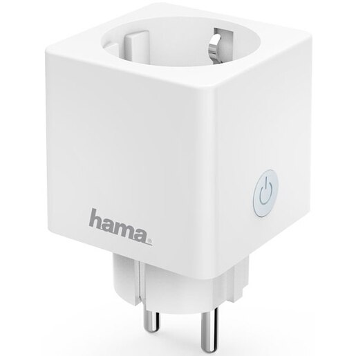 Priza inteligenta mini HAMA 176575, WI-Fi, 3680W, alb Priza inteligenta mini HAMA 176575, WI-Fi, 3680W, alb
