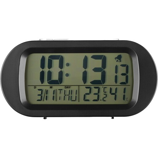 Ceas cu alarma HAMA Everyday 185860 , negru Ceas cu alarma HAMA Everyday 185860 , negru