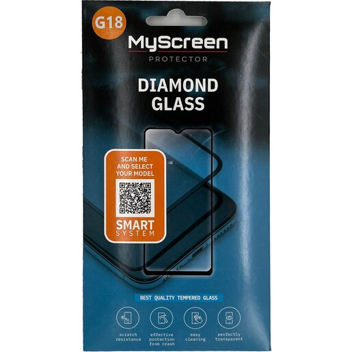 Folie protectie pentru telefon MYSCREEN Diamond Glass G18, transparent Folie protectie pentru telefon MYSCREEN Diamond Glass G18, transparent