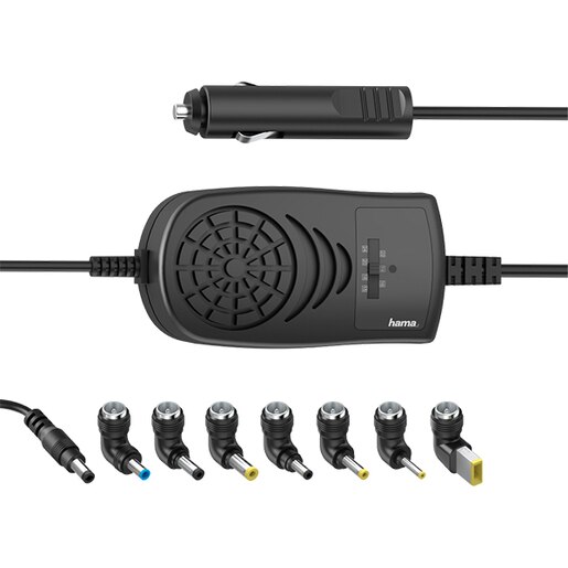 Incarcator universal auto pentru laptop HAMA 200009, 120W Incarcator universal auto pentru laptop HAMA 200009, 120W