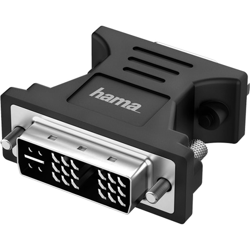 Adaptor DVI - VGA HAMA 200340, negru Adaptor DVI - VGA HAMA 200340, negru