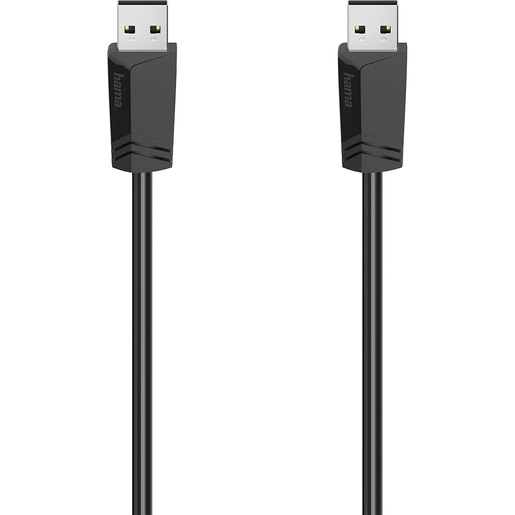 Cablu USB A - USB A HAMA 200601, 1.5m, negru Cablu USB A - USB A HAMA 200601, 1.5m, negru