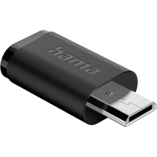 Adaptor HAMA 201744, Micro-USB - USB-C, 3 buc, negru Adaptor HAMA 201744, Micro-USB - USB-C, 3 buc, negru