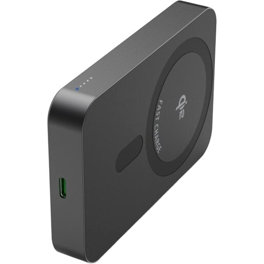 Baterie externa HAMA Qi2 201752, 10000 mAh, 1x USB-C, gri Baterie externa HAMA Qi2 201752, 10000 mAh, 1x USB-C, gri