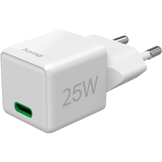 Incarcator retea HAMA 201981, 1x USB-C Power Delivery (PD) 25W, alb Incarcator retea HAMA 201981, 1x USB-C Power Delivery (PD) 25W, alb