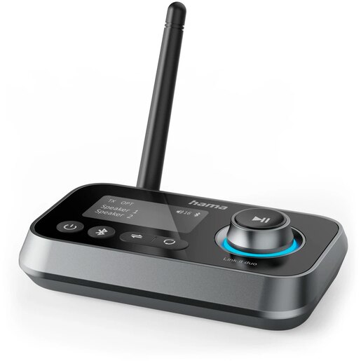 Adaptor/Receiver Bluetooth HAMA Link.it duo, negru Adaptor/Receiver Bluetooth HAMA Link.it duo, negru