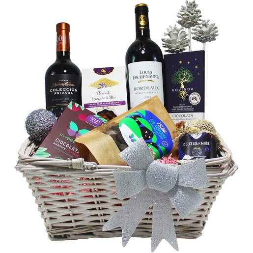 Cos cadou LUXURY BASKETS Purple Christmas 8PC Cos cadou LUXURY BASKETS Purple Christmas 8PC