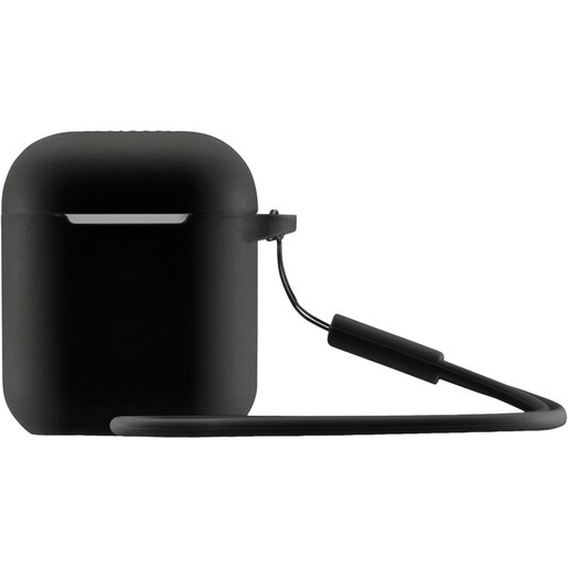 Husa pentru Apple AirPods 1st/2nd Gen HAMA Fantastic Feel, negru Husa pentru Apple AirPods 1st/2nd Gen HAMA Fantastic Feel, negru