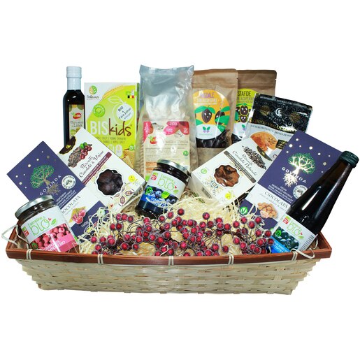 Cos cadou LUXURY BASKETS Vegan Christmas 14VC Cos cadou LUXURY BASKETS Vegan Christmas 14VC