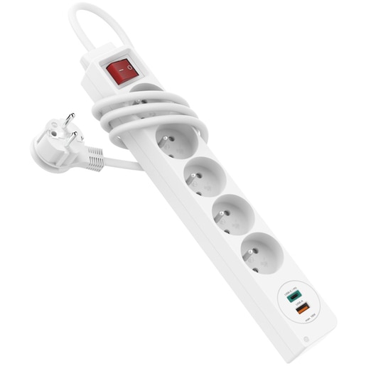 Prelungitor HAMA 223186, 5 prize, USB-C/A, 1.4m, alb Prelungitor HAMA 223186, 5 prize, USB-C/A, 1.4m, alb