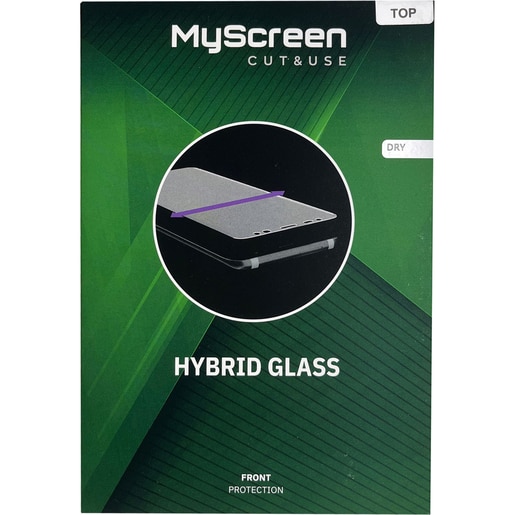 Folie protectie pentru telefon MYSCREEN Hybrid Glass Clear Dry, transparent Folie protectie pentru telefon MYSCREEN Hybrid Glass Clear Dry, transparent