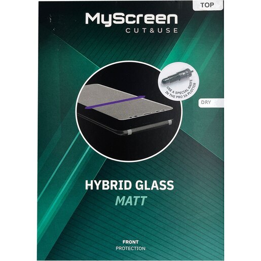 Folie protectie pentru telefon MYSCREEN Hybrid Glass Privacy Dry, transparent Folie protectie pentru telefon MYSCREEN Hybrid Glass Privacy Dry, transparent