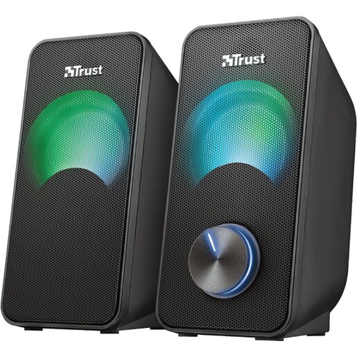 Boxe TRUST Arys Compact 23120, 2.0, 6W, RGB, negru Boxe TRUST Arys Compact 23120, 2.0, 6W, RGB, negru
