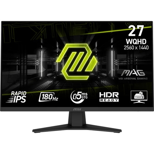 Monitor Gaming LED Fast IPS MSI MAG 274QF, 27", WQHD, 180Hz, AMD FreeSync, HDR Ready, negru Monitor Gaming LED Fast IPS MSI MAG 274QF, 27", WQHD, 180Hz, AMD FreeSync, HDR Ready, negru