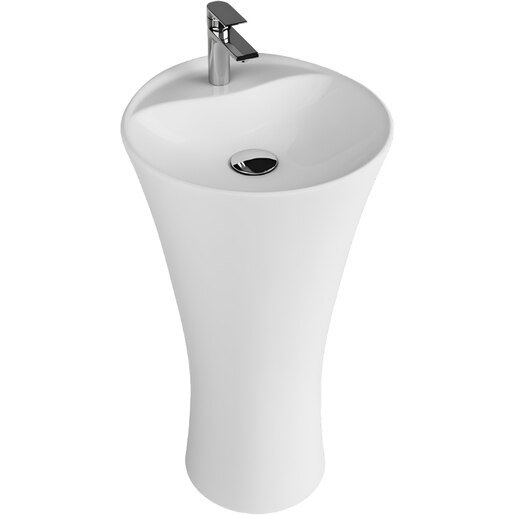 Lavoar Onda Freestanding, 45 x 85 cm, alb Lavoar Onda Freestanding, 45 x 85 cm, alb