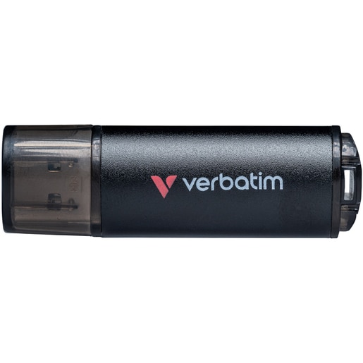 Memorie USB VERBATIM V200 Metal, 64GB, USB 3.2, negru Memorie USB VERBATIM V200 Metal, 64GB, USB 3.2, negru