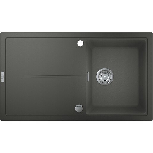 Chiuveta bucatarie GROHE K400 31640AT0, 1 cuva, picurator reversibil, compozit quartz, antracit Chiuveta bucatarie GROHE K400 31640AT0, 1 cuva, picurator reversibil, compozit quartz, antracit