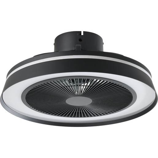 Plafoniera LED cu ventilator EGLO Vallonia, 3 x 8.5W, 1 x 6.5W, 3200 lm, IP20, negru-alb Plafoniera LED cu ventilator EGLO Vallonia, 3 x 8.5W, 1 x 6.5W, 3200 lm, IP20, negru-alb