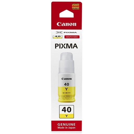 Cerneala originala CANON GI-40, galben Cerneala originala CANON GI-40, galben