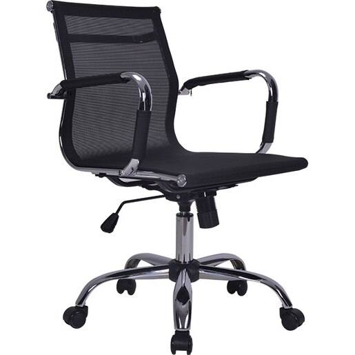 Scaun birou operational MYRIA 3502BK, plasa, negru Scaun birou operational MYRIA 3502BK, plasa, negru