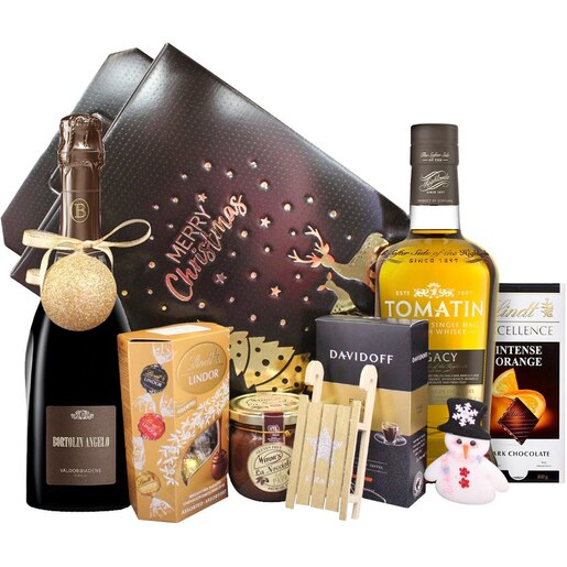 Cos cadou LUXURY BASKETS Merry Christmas 7MC Cos cadou LUXURY BASKETS Merry Christmas 7MC