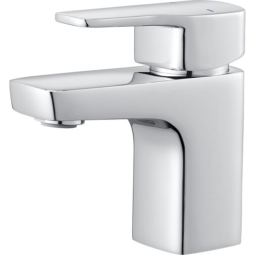 Baterie lavoar GOODHOME Teesta, inaltime 12.1 cm, alama, argintiu Baterie lavoar GOODHOME Teesta, inaltime 12.1 cm, alama, argintiu