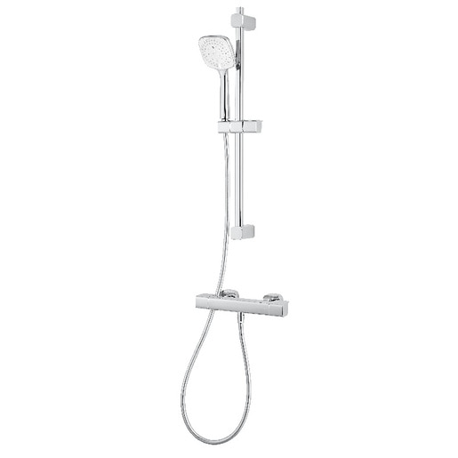 Set dus GOODHOME Teesta, termostat, 1 functie, crom Set dus GOODHOME Teesta, termostat, 1 functie, crom