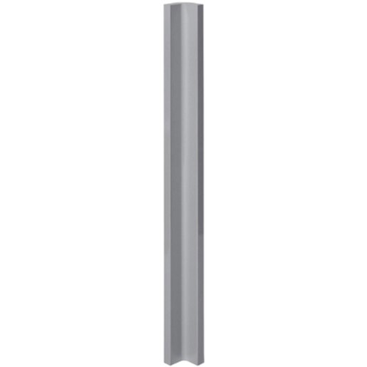 Profil colt GOODHOME Alisma, MDF, 89.5 x 5.9 cm, gri deschis lucios Profil colt GOODHOME Alisma, MDF, 89.5 x 5.9 cm, gri deschis lucios