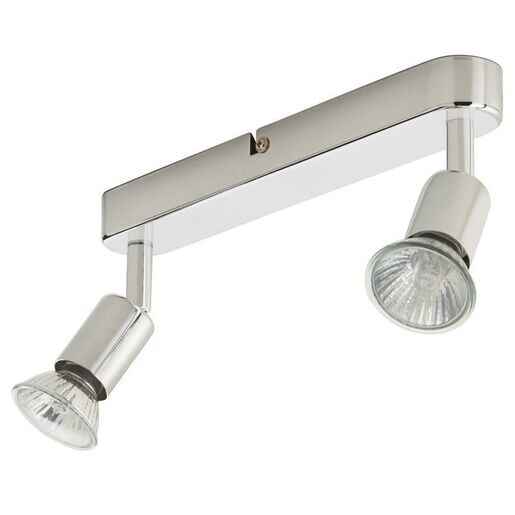 Spot LED Colours Sasha, GU10, 2 x 50W, argintiu Spot LED Colours Sasha, GU10, 2 x 50W, argintiu