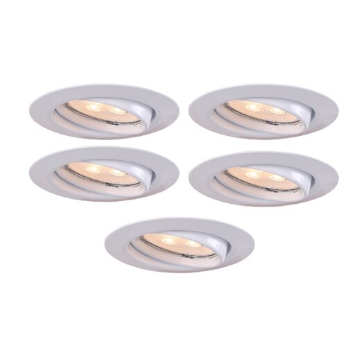 Set 5 spoturi LED, GU10, 3.8W, 230lm, alb Set 5 spoturi LED, GU10, 3.8W, 230lm, alb