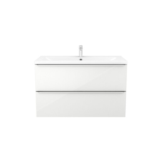 Masca lavoar GoodHome Imandra, suspendata, 100 x 45 x 60 cm, alb Masca lavoar GoodHome Imandra, suspendata, 100 x 45 x 60 cm, alb