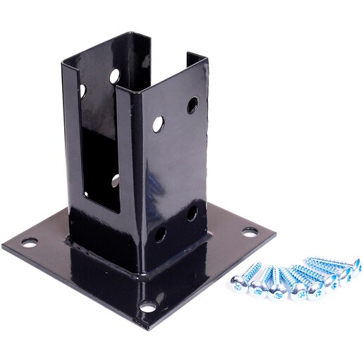 Baza stalp GoodHome Neva, 7 x 7 x 15 cm, negru Baza stalp GoodHome Neva, 7 x 7 x 15 cm, negru
