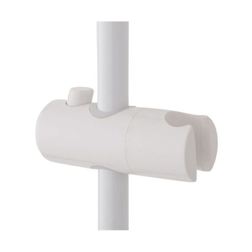 Bara de dus, plastic si aluminiu, 64.5x1.9 cm, alb Bara de dus, plastic si aluminiu, 64.5x1.9 cm, alb