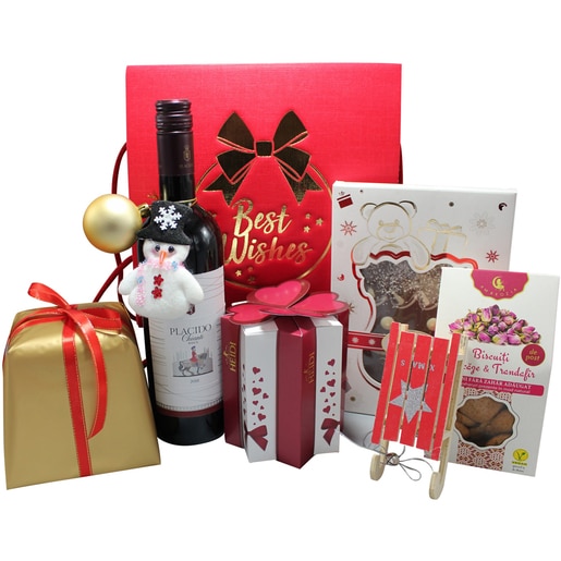 Cos cadou LUXURY BASKETS Best Wishes 6BW Cos cadou LUXURY BASKETS Best Wishes 6BW