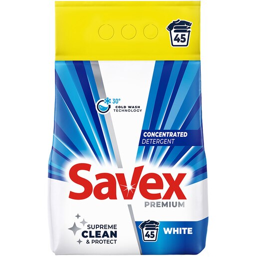 Detergent automat SAVEX Premium White, 3.6 kg, 45 spalari Detergent automat SAVEX Premium White, 3.6 kg, 45 spalari