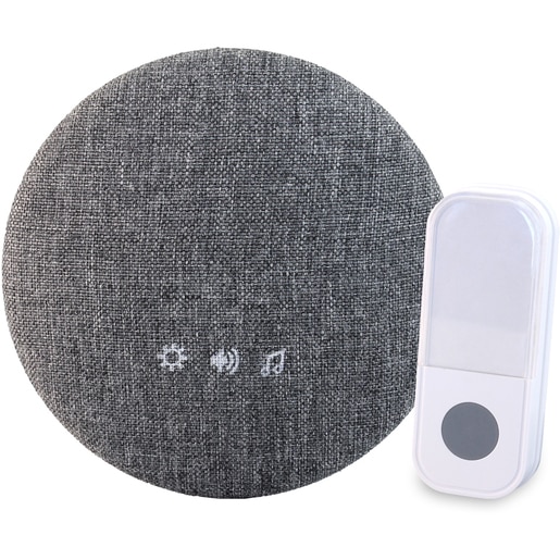 Sonerie wireless COMMEL, 38 melodii, 200m, gri Sonerie wireless COMMEL, 38 melodii, 200m, gri