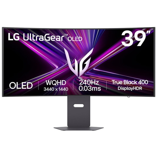 Monitor gaming curbat OLED LG UltraGear 39GX900A-B, 39", WQHD, 240 Hz, FreeSync Premium Pro, HDR10, boxe, negru Monitor gaming curbat OLED LG UltraGear 39GX900A-B, 39", WQHD, 240 Hz, FreeSync Premium Pro, HDR10, boxe, negru