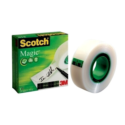Banda adeziva 3M Scotch Magic, 19 mm x 33 m Banda adeziva 3M Scotch Magic, 19 mm x 33 m
