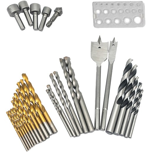 Set Burghie si Freze ENERGIZER 3BIK00, 30 bucati Set Burghie si Freze ENERGIZER 3BIK00, 30 bucati