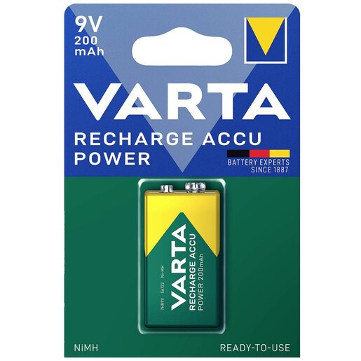 Acumulator Varta, 7HR9V, Ni-MH 200 mAh Acumulator Varta, 7HR9V, Ni-MH 200 mAh