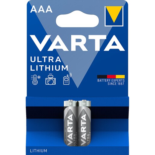Baterie Lithium VARTA, AAA, 2 bucati Baterie Lithium VARTA, AAA, 2 bucati