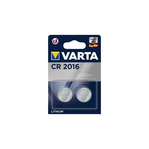 Set 2 baterii litiu CR2016 Varta Set 2 baterii litiu CR2016 Varta
