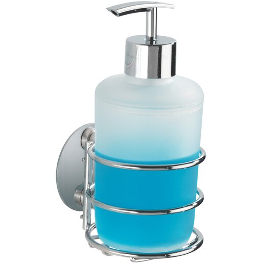 Dispenser sapun lichid WENKO 18777100, 250 ml, argintiu-alb Dispenser sapun lichid WENKO 18777100, 250 ml, argintiu-alb