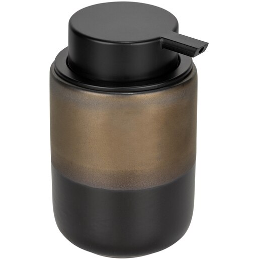 Dispenser sapun lichid WENKO Enego, 300 ml, negru-bronz Dispenser sapun lichid WENKO Enego, 300 ml, negru-bronz