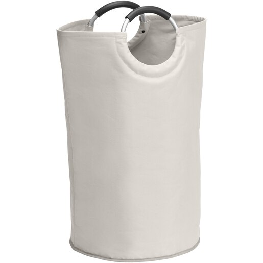 Cos rufe WENKO Jumbo Stone, poliester/aluminiu, 69 l, bej Cos rufe WENKO Jumbo Stone, poliester/aluminiu, 69 l, bej